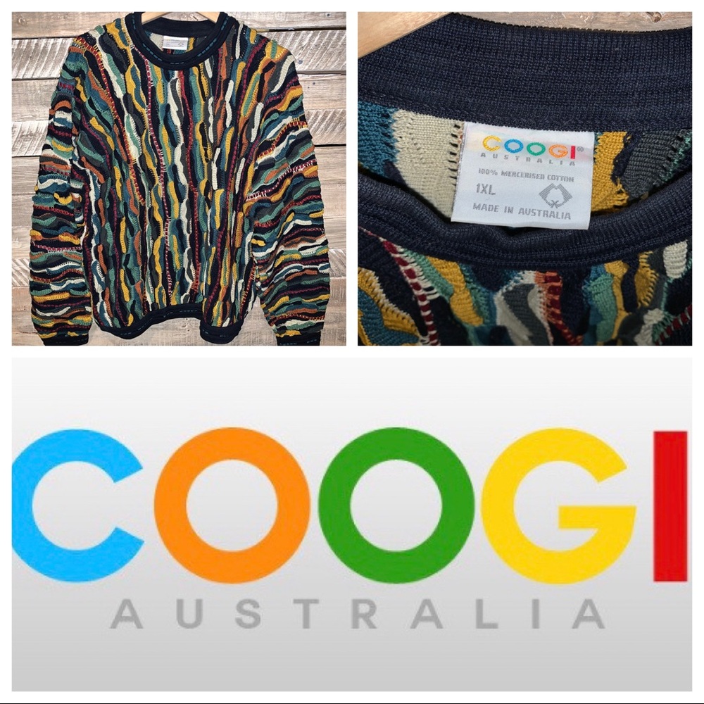 Rare Multicolored Vintage 1X COOGI Sweater